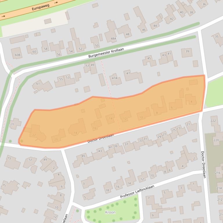 Kaart van postcodegebied 5707KD.