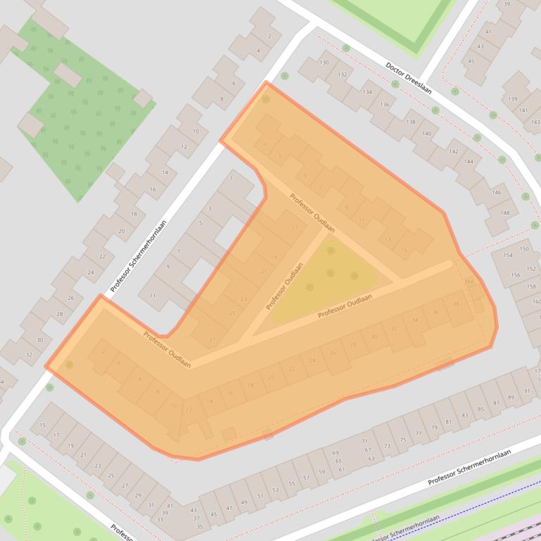 Kaart van postcodegebied 5707KW.