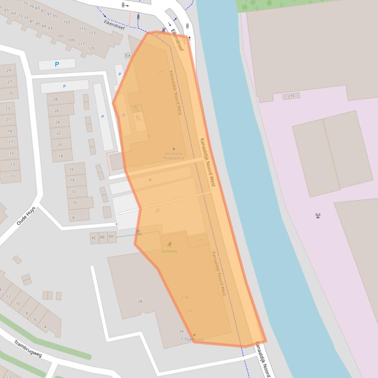 Kaart van postcodegebied 5707LA.