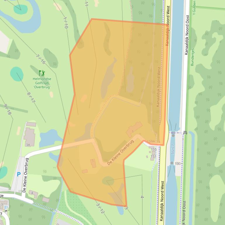 Kaart van postcodegebied 5707LE.