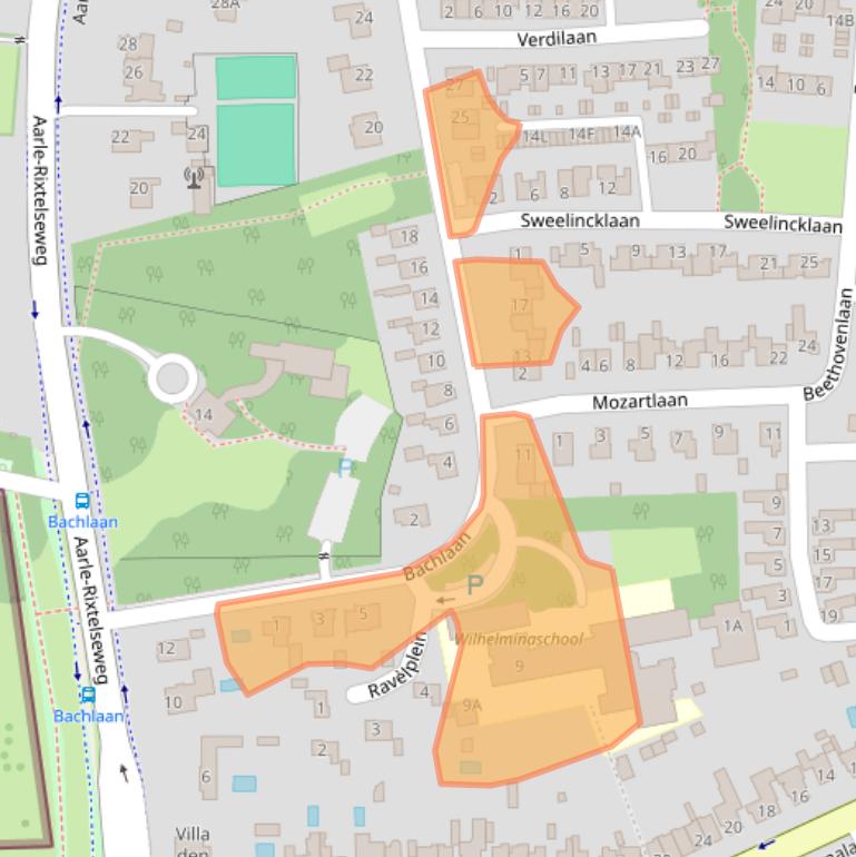 Kaart van postcodegebied 5707RM.