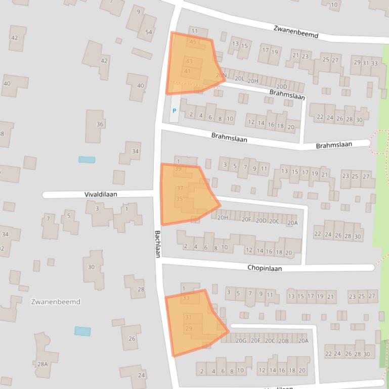 Kaart van postcodegebied 5707RN.