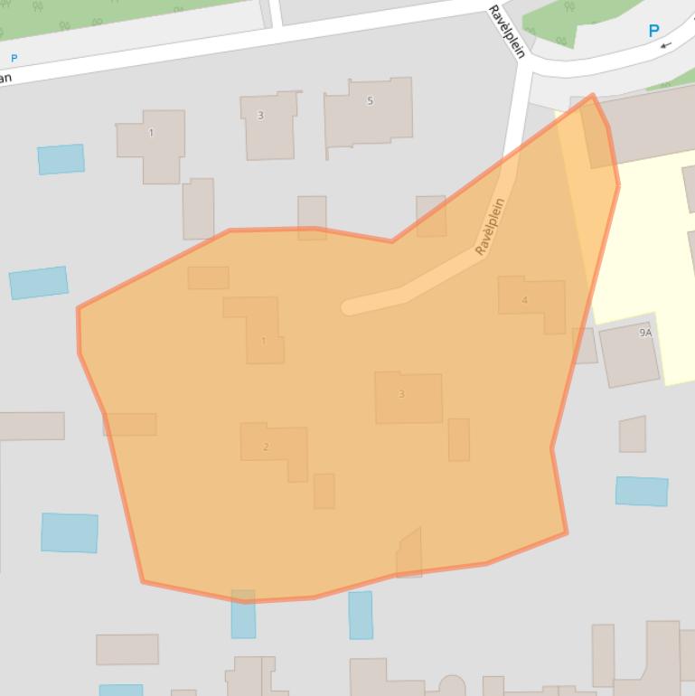 Kaart van postcodegebied 5707RR.