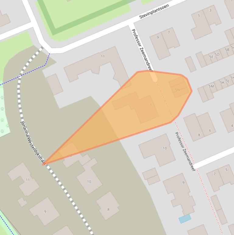 Kaart van postcodegebied 5707RV.