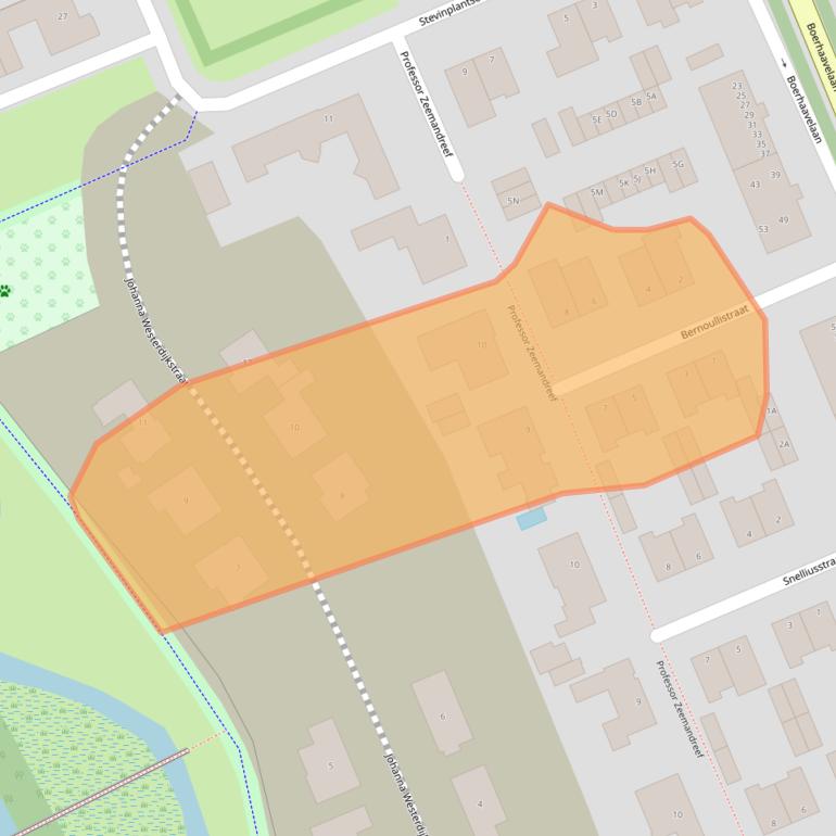 Kaart van postcodegebied 5707RX.