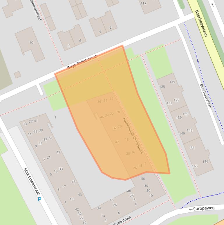 Kaart van postcodegebied 5707SB.