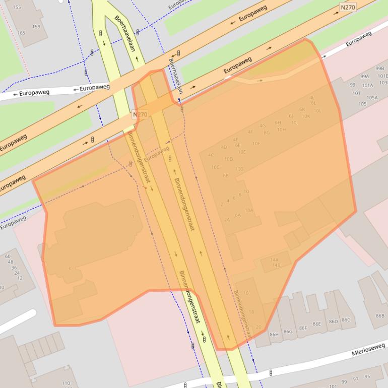 Kaart van postcodegebied 5707TA.