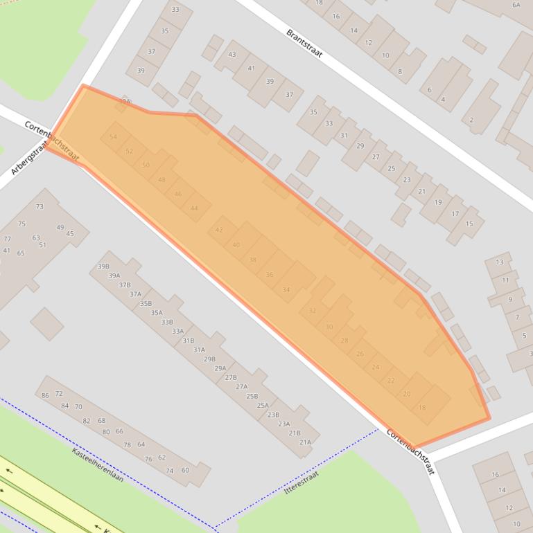 Kaart van postcodegebied 5707TH.