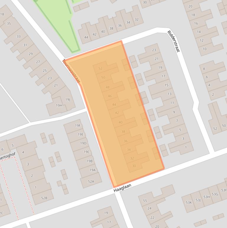Kaart van postcodegebied 5707VW.