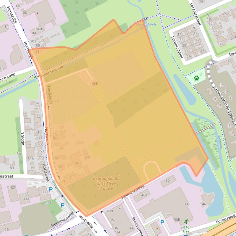 Kaart van postcodegebied 5708HD.