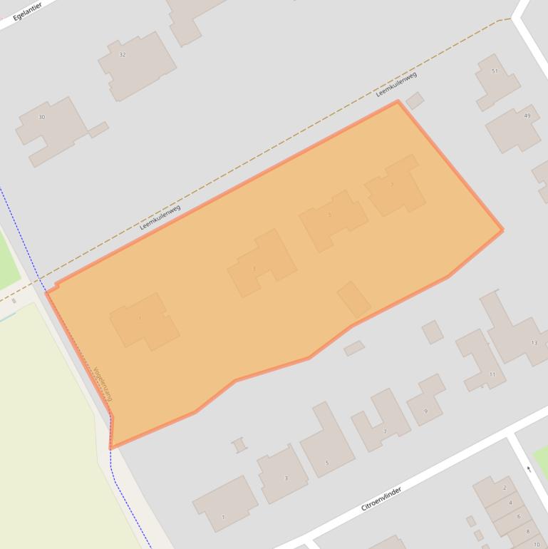 Kaart van postcodegebied 5708HW.