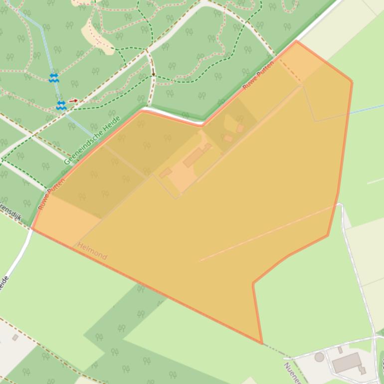 Kaart van postcodegebied 5708JS.