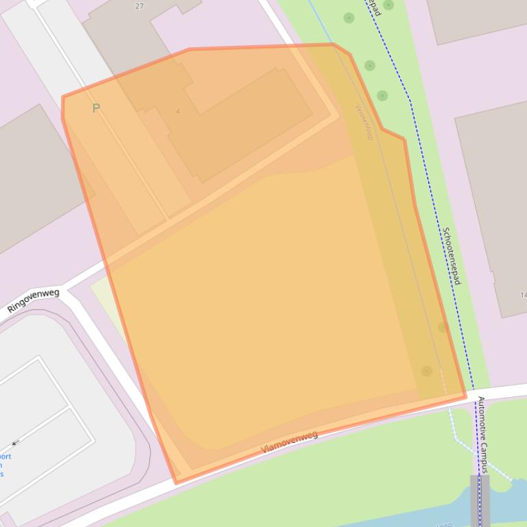 Kaart van postcodegebied 5708JX.