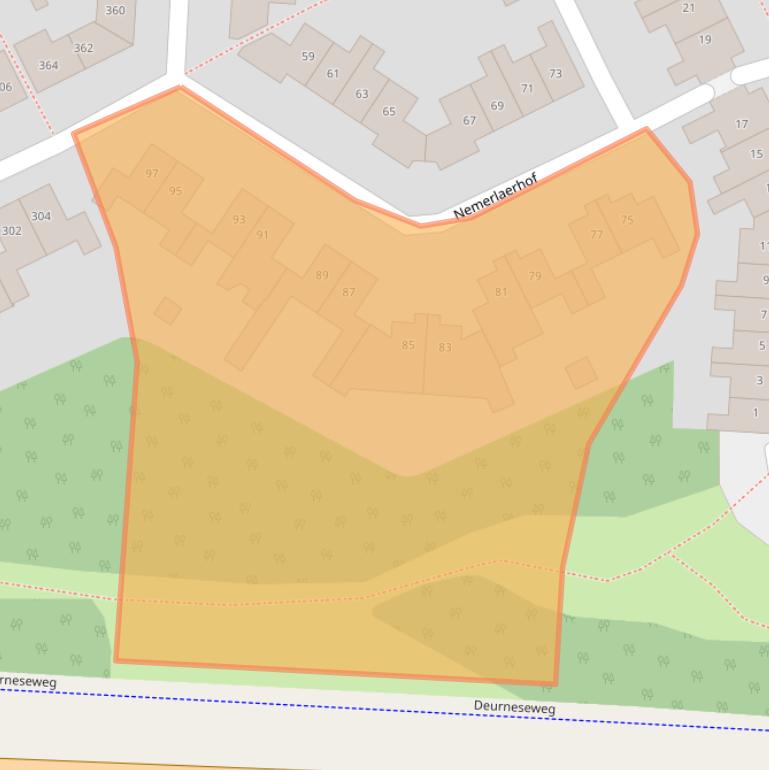 Kaart van postcodegebied 5709NP.