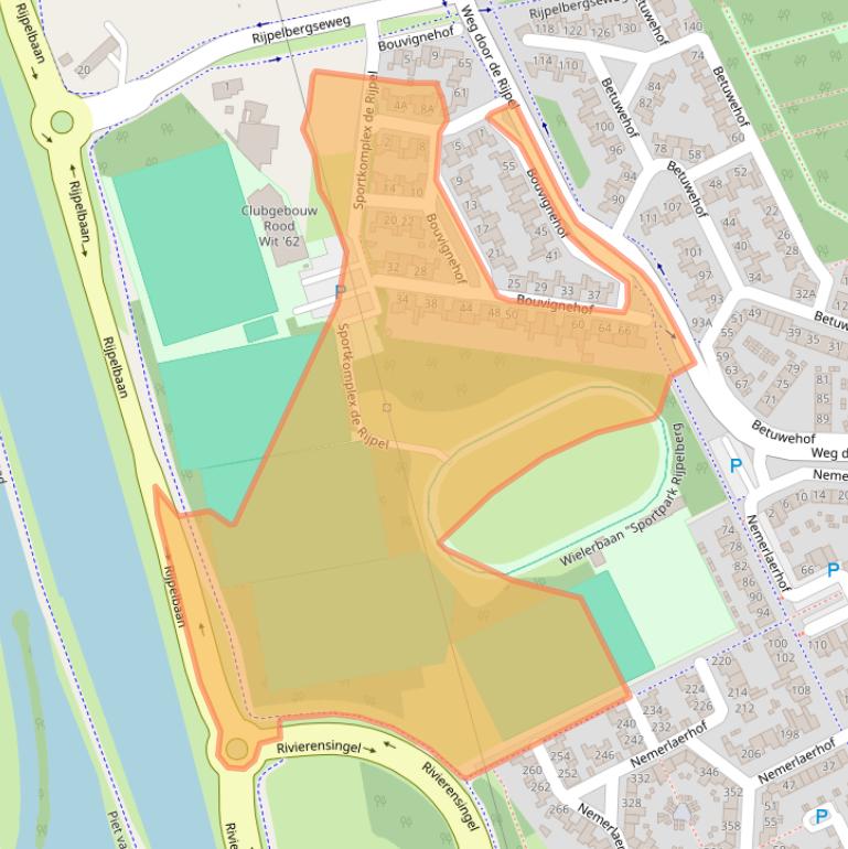 Kaart van postcodegebied 5709NV.