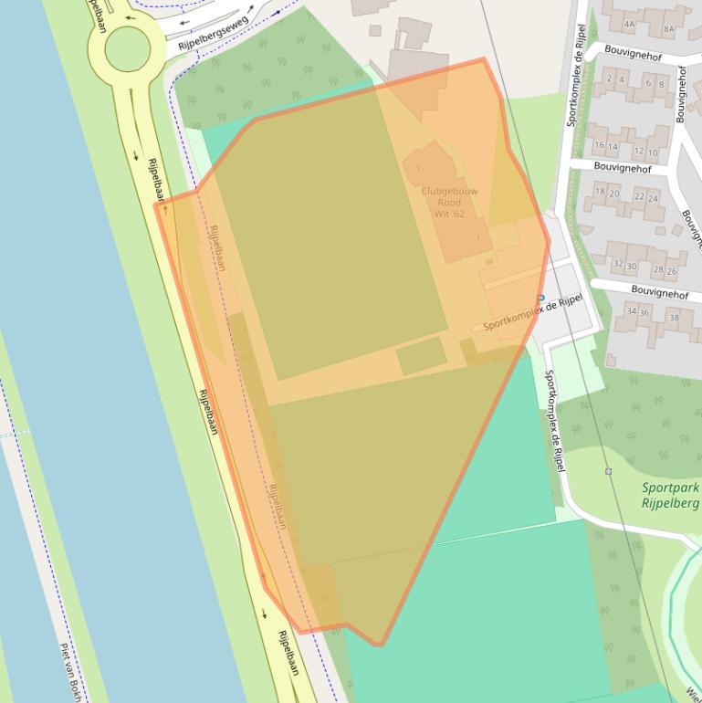 Kaart van postcodegebied 5709NZ.