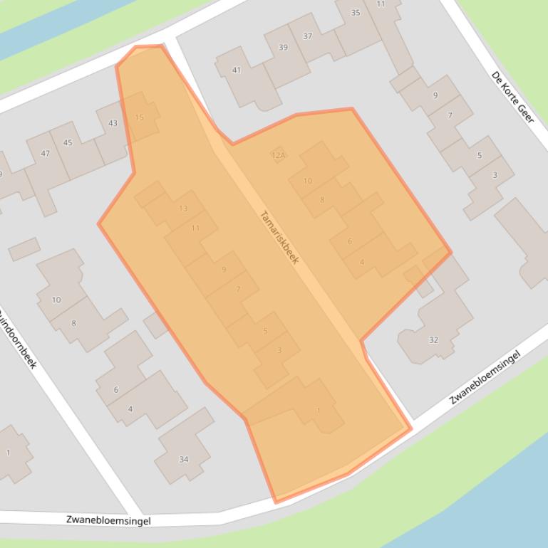 Kaart van postcodegebied 5709PH.