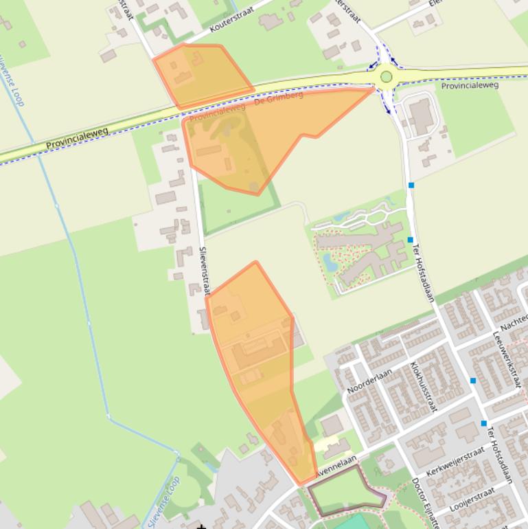 Kaart van postcodegebied 5711PK.