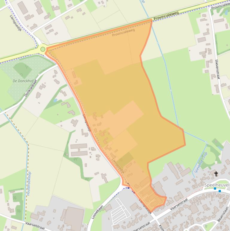 Kaart van postcodegebied 5711PR.