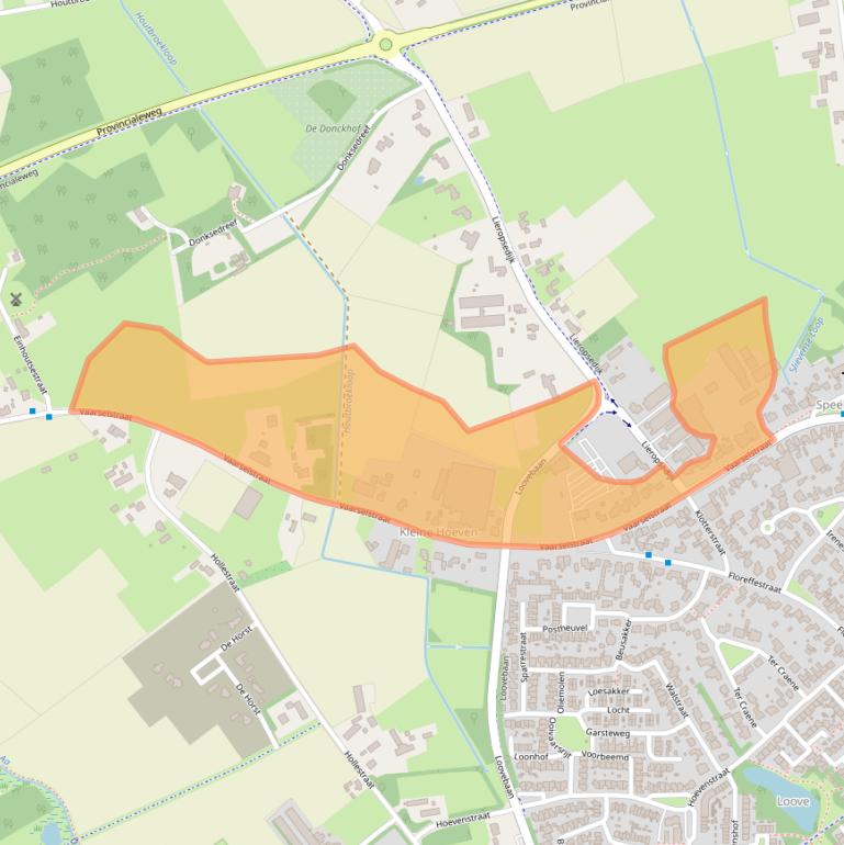 Kaart van postcodegebied 5711RE.