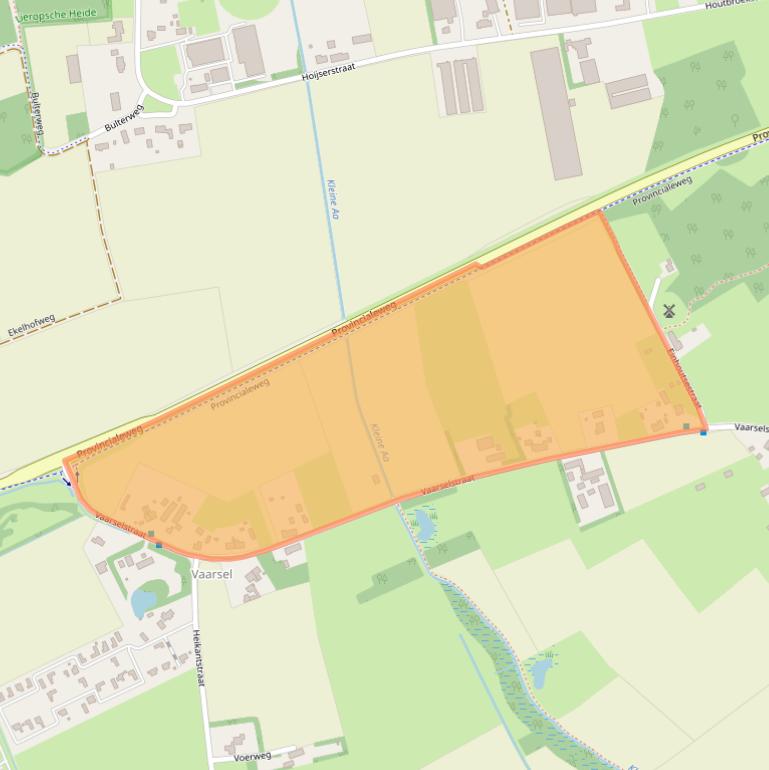 Kaart van postcodegebied 5711RG.