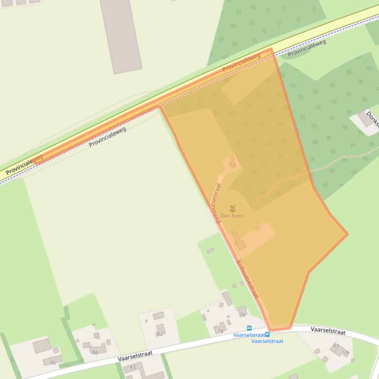 Kaart van postcodegebied 5711RH.