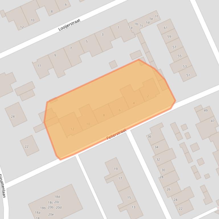 Kaart van postcodegebied 5711VH.