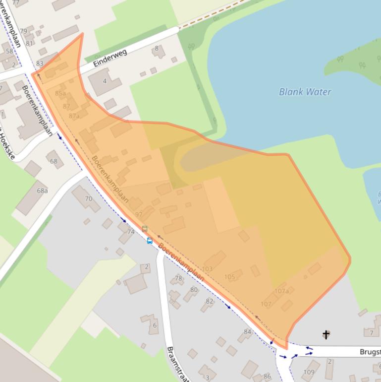 Kaart van postcodegebied 5712AC.