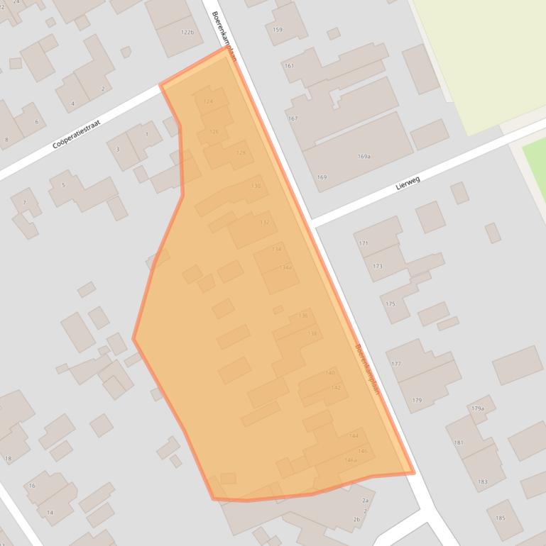 Kaart van postcodegebied 5712AJ.