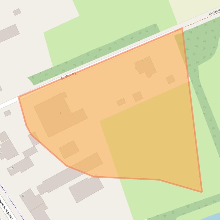 Kaart van postcodegebied 5712AW.