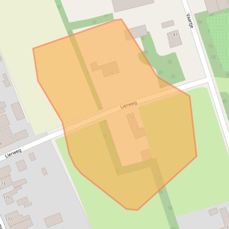 Kaart van postcodegebied 5712BC.