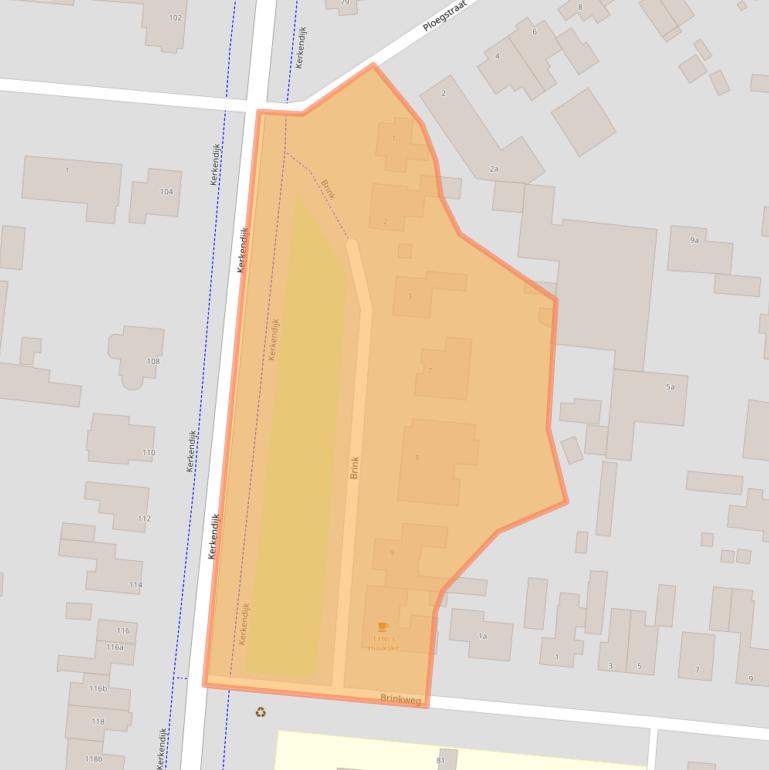 Kaart van postcodegebied 5712GA.