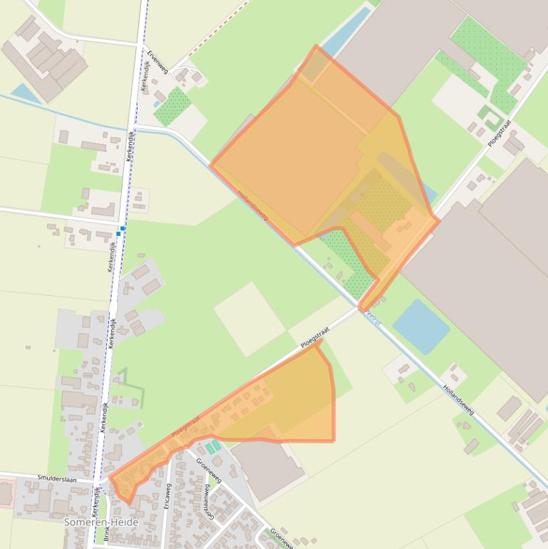 Kaart van postcodegebied 5712GH.