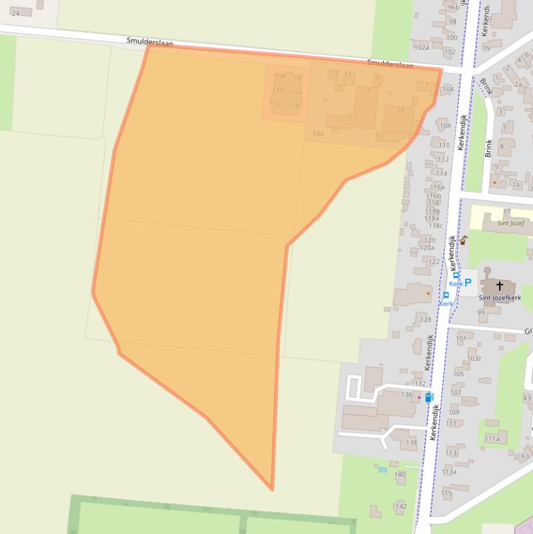 Kaart van postcodegebied 5712GJ.