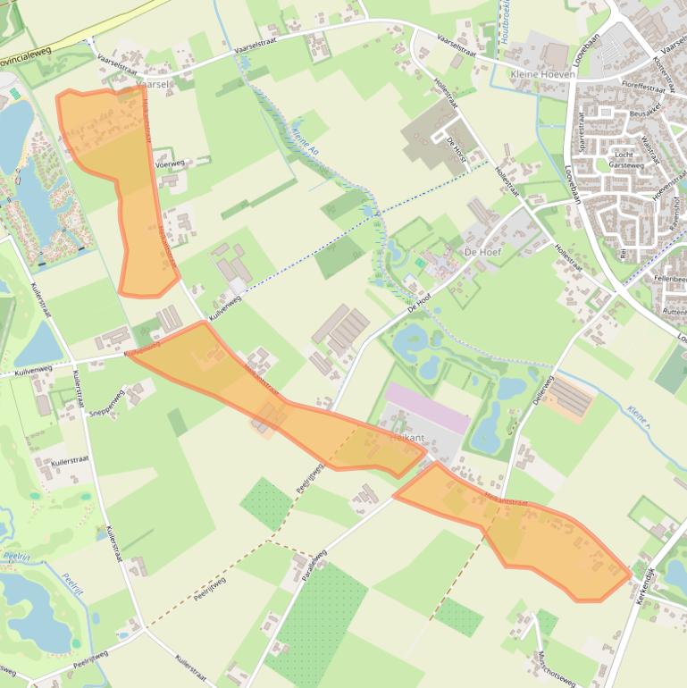 Kaart van postcodegebied 5712GS.