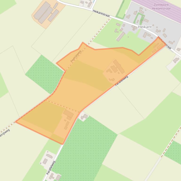 Kaart van postcodegebied 5712GV.