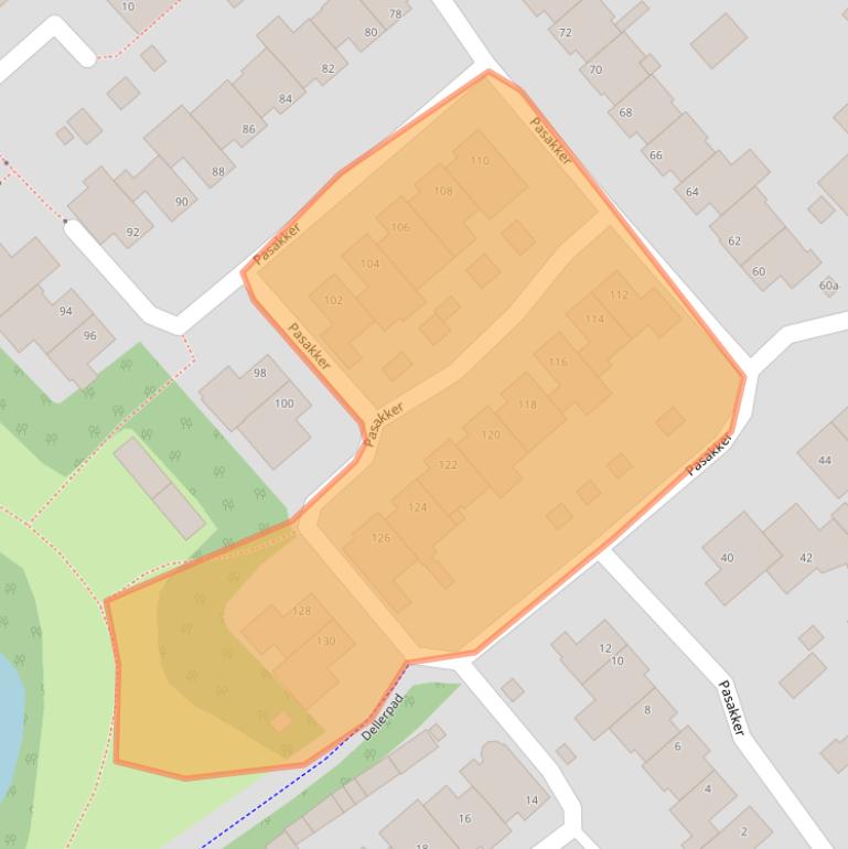 Kaart van postcodegebied 5712HP.