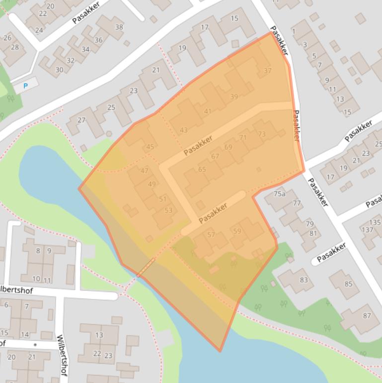 Kaart van postcodegebied 5712HS.