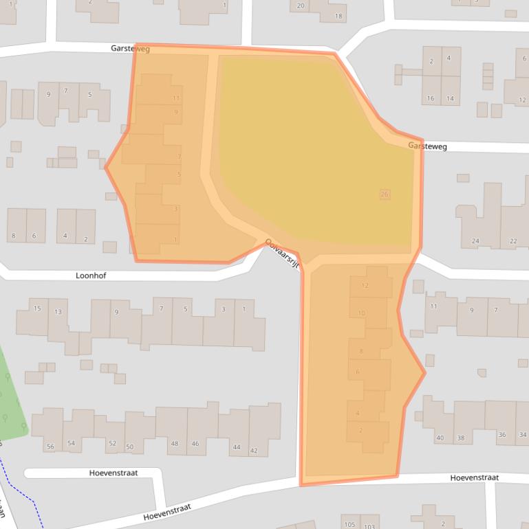 Kaart van postcodegebied 5712MC.