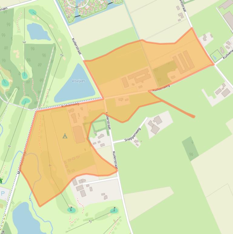 Kaart van postcodegebied 5712PD.