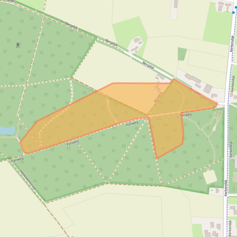 Kaart van postcodegebied 5712PX.