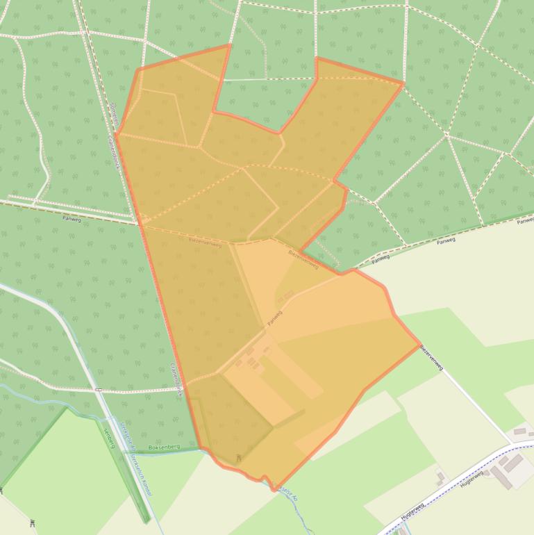 Kaart van postcodegebied 5712PZ.