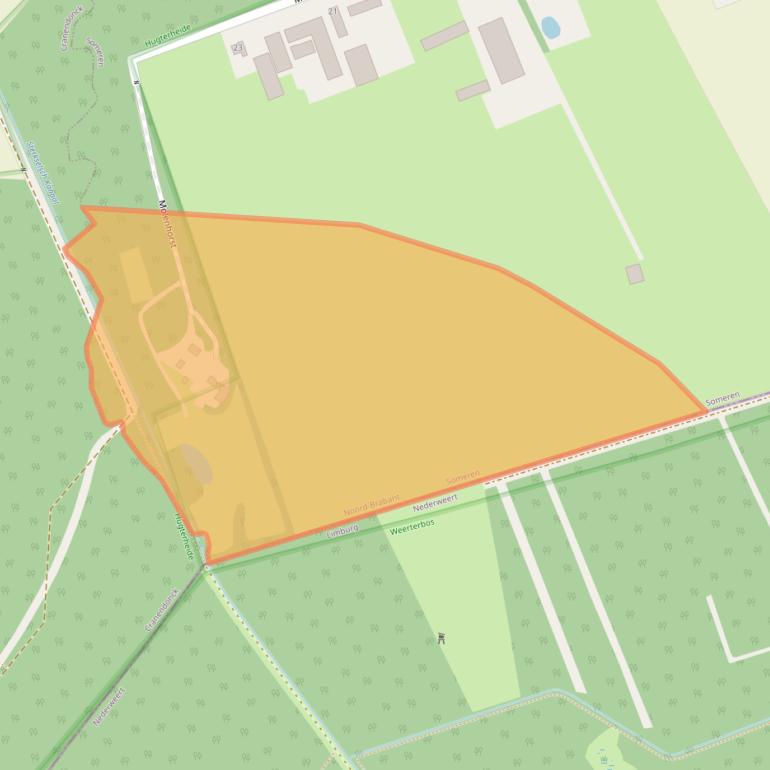 Kaart van postcodegebied 5712RD.