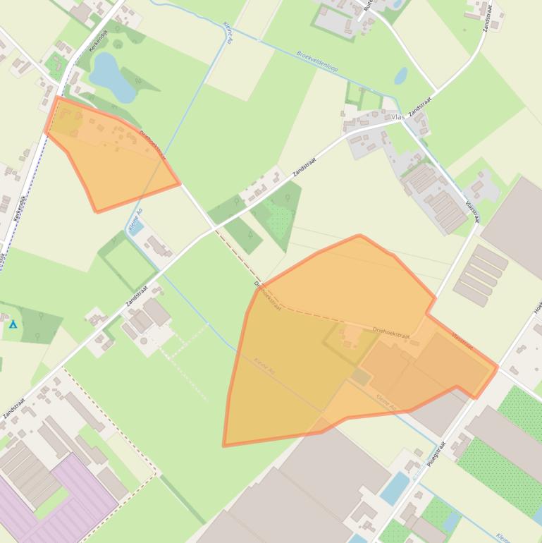 Kaart van postcodegebied 5712RN.