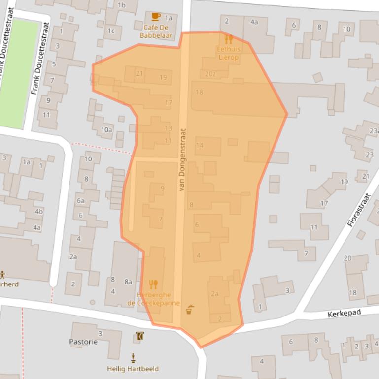 Kaart van postcodegebied 5715AL.