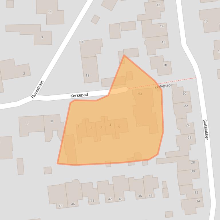 Kaart van postcodegebied 5715CC.