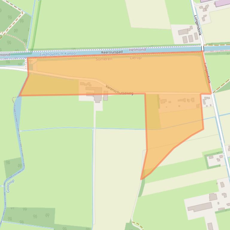 Kaart van postcodegebied 5715PB.