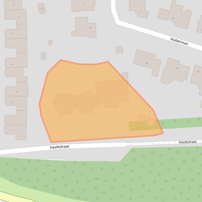 Kaart van postcodegebied 5721JH.