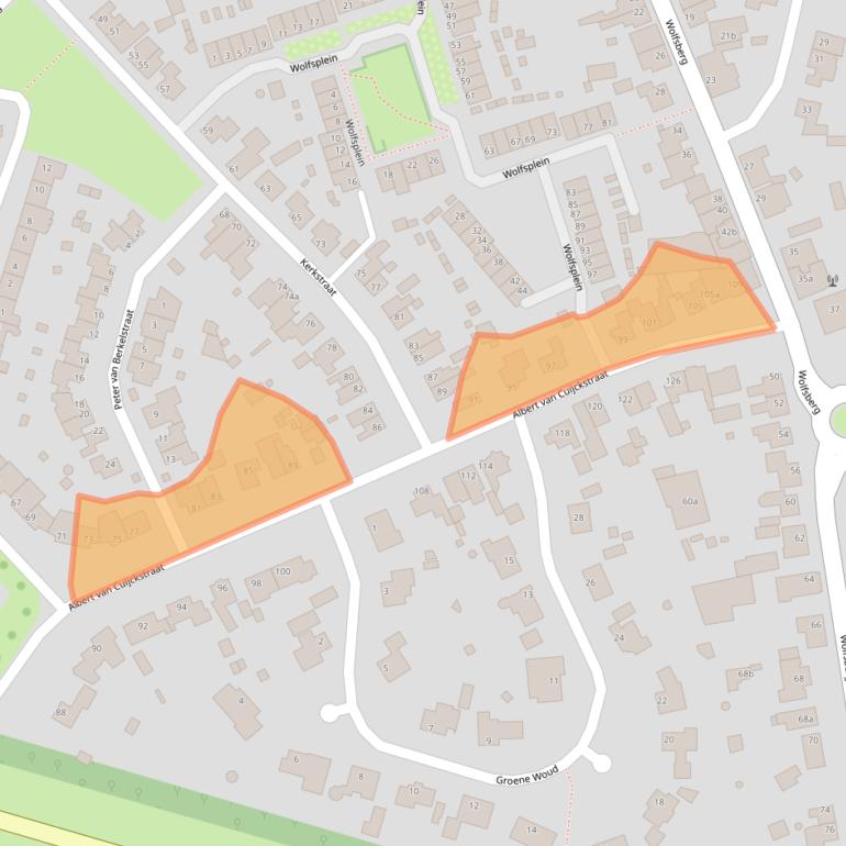 Kaart van postcodegebied 5721JN.