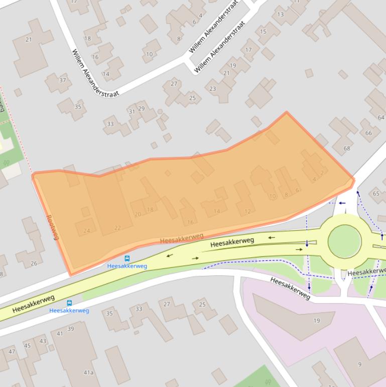 Kaart van postcodegebied 5721KP.